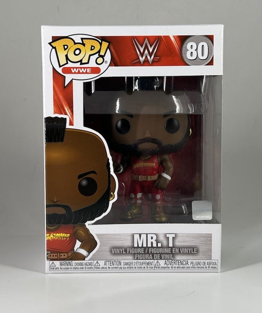 Funko Pop! WWE MR. T #80 Vinyl Figure WWF A-Team WrestleMania MIB