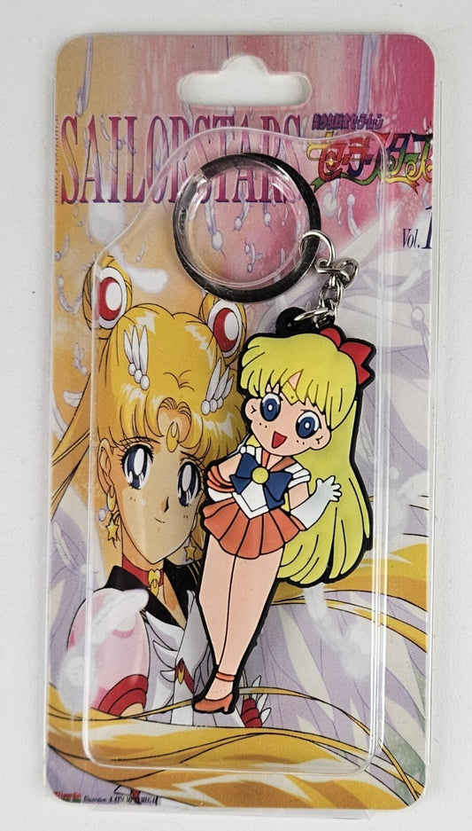 Authentic "SAILOR JUPITER" Sailor Moon PVC / Rubber Keychain (NEW)