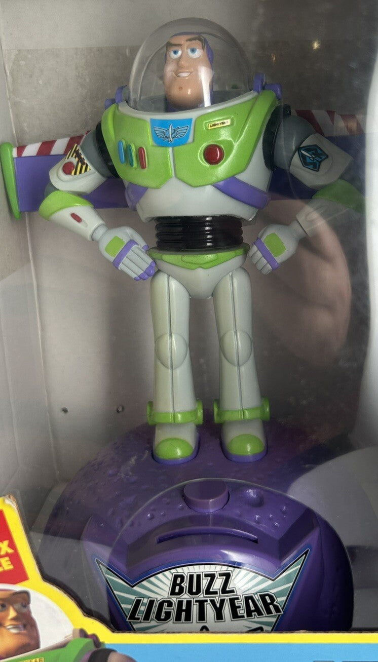 Vintage 1995 Toy Story BUZZ LIGHTYEAR Electronic Talking Bank Thinkway MIB