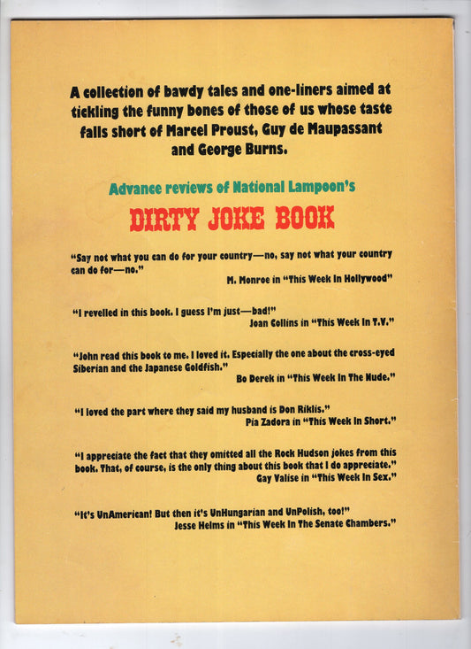 National Lampoon "The Dirty Joke Book" (1985)