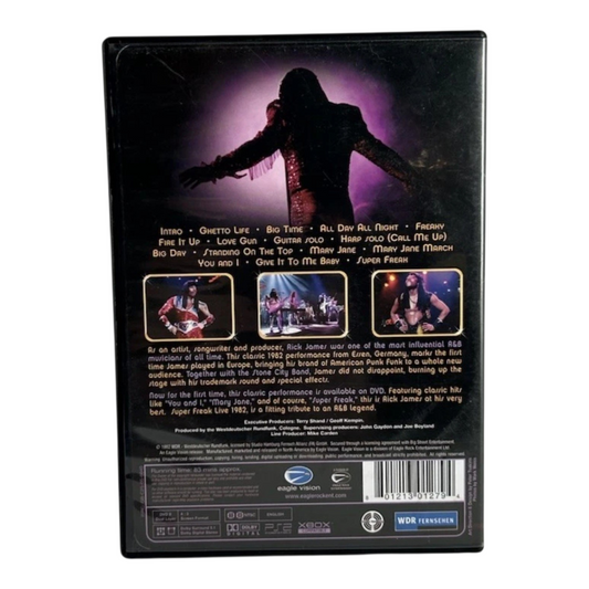Rick James Super Freak Live 1982 (DVD, 2005)