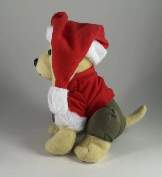 Raising Cane's Christmas Vacation Clark Griswold Puppy 8" Plush w/ Tag Complete