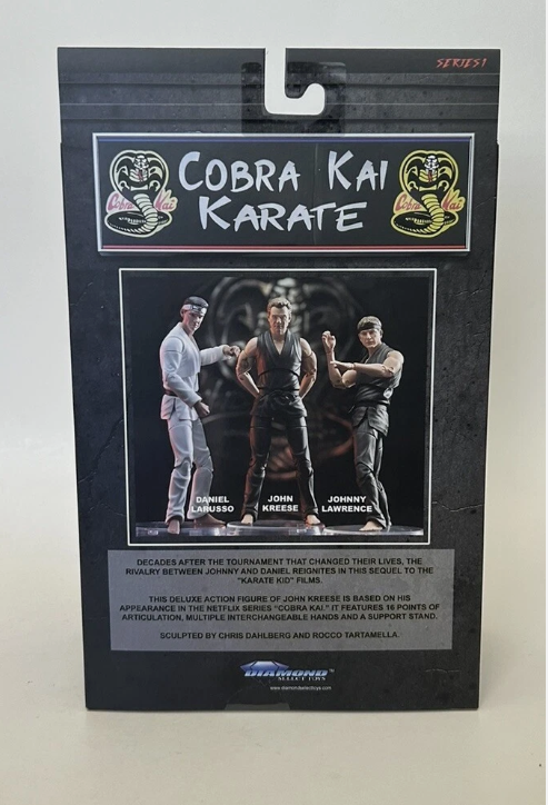 Cobra Kai JOHN KREESE Action Figure Diamond Select Toys MIB (NEW)