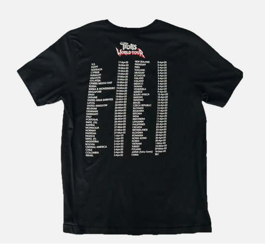 Rare Dreamworks TROLLS World Tour Promo T-Shirt Size XL