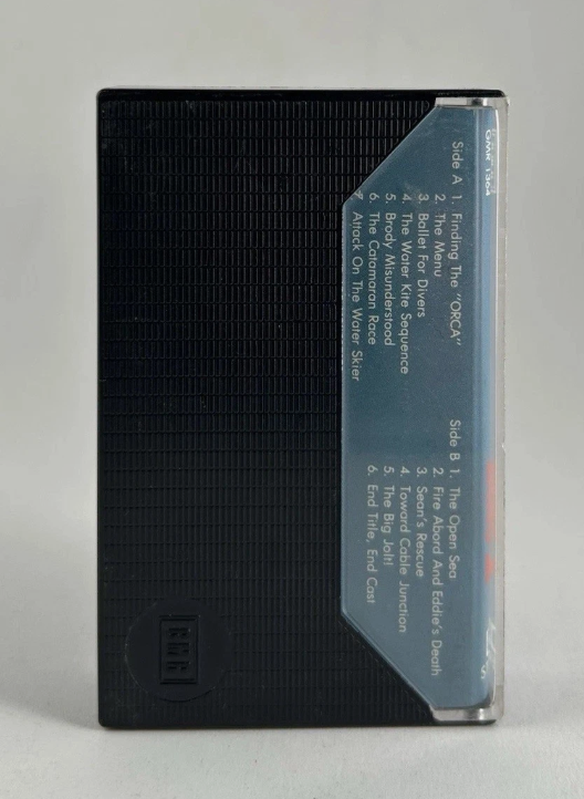 RARE Jaws 2 Soundtrack - John Williams GMR Foreign Bootleg Release Cassette Tape