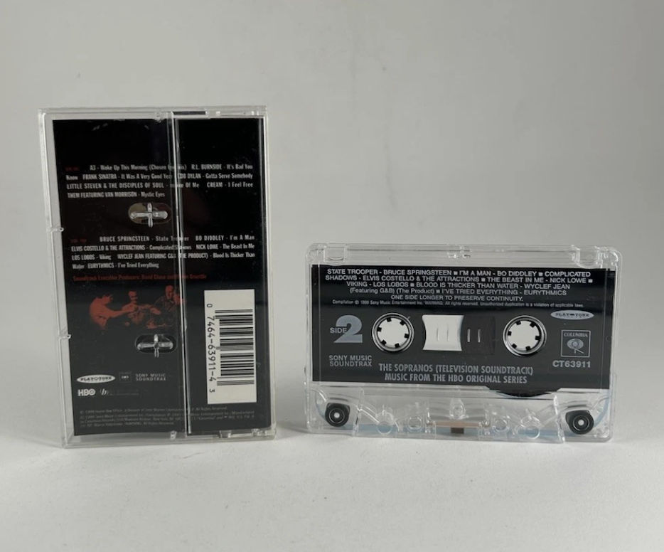 THE SOPRANOS - Music From The HBO Original Series (Cassette Soundtrack, 1999)