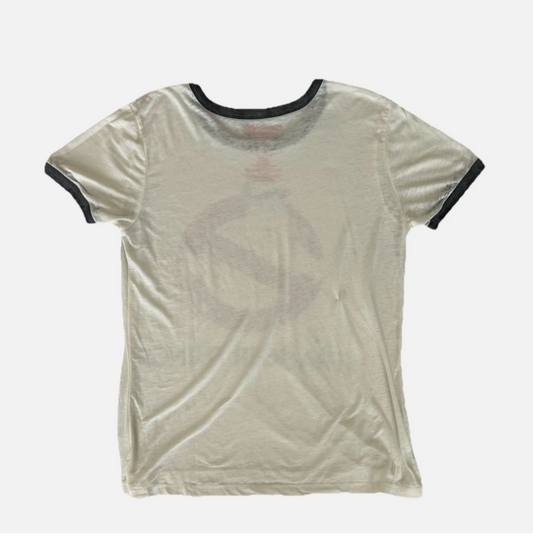 Stranger Things Ghostbusters Ringer Tee Shirt Sheer Lightweight Women’s Size XXL
