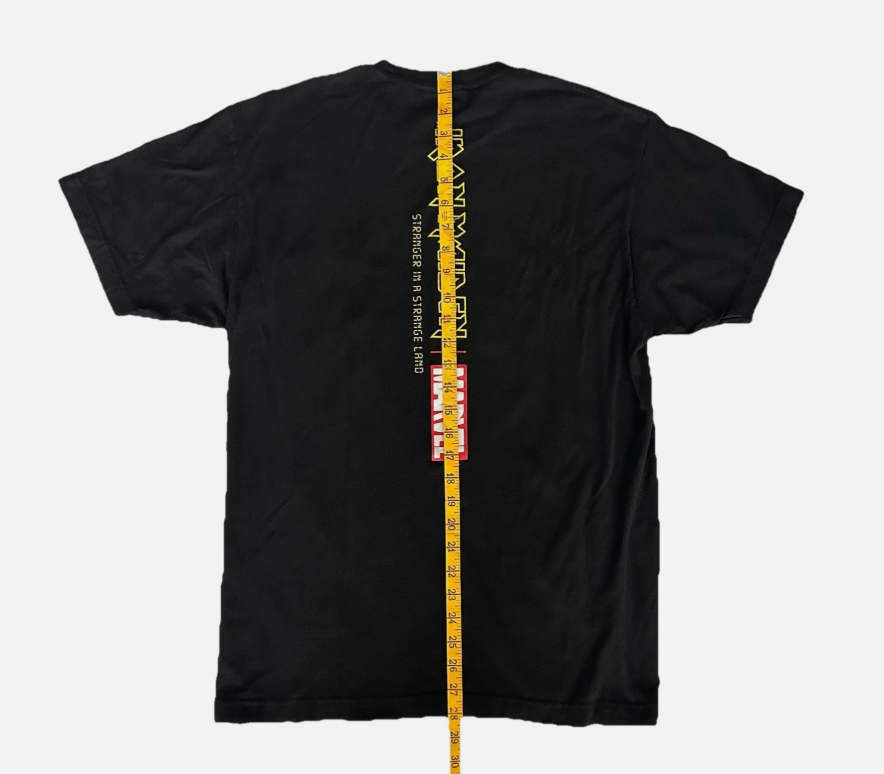 Iron Maiden x Marvel Deadpool “Stranger In A Strange Land” T Shirt Size Large