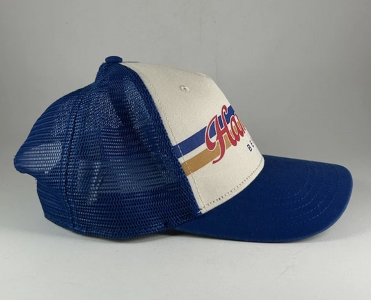 amm's Beer Mesh Trucker Hat Adjustable OS American Needle Blue SnapBack NEW!
