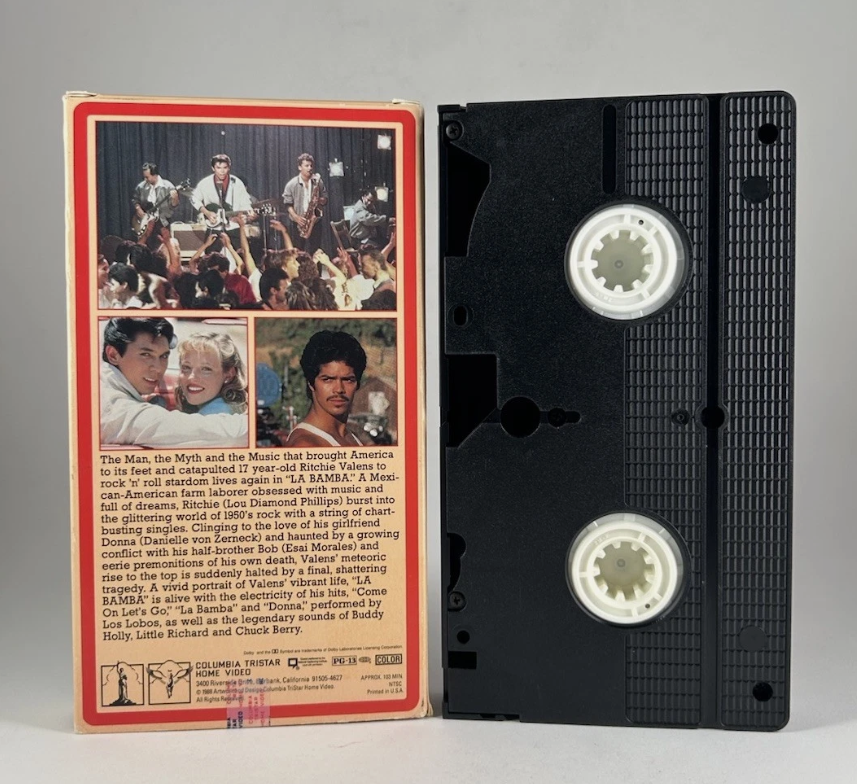 La Bamba (VHS, 1987) Ritchie Valens Story, Lou Diamond Phillips, Esai Morales