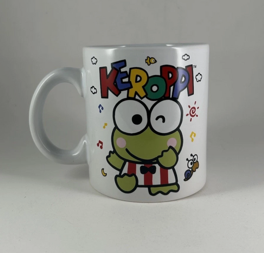Sanrio Keroppi 20oz Ceramic Coffee Mug Anime Cartoon Frog Hello Kitty
