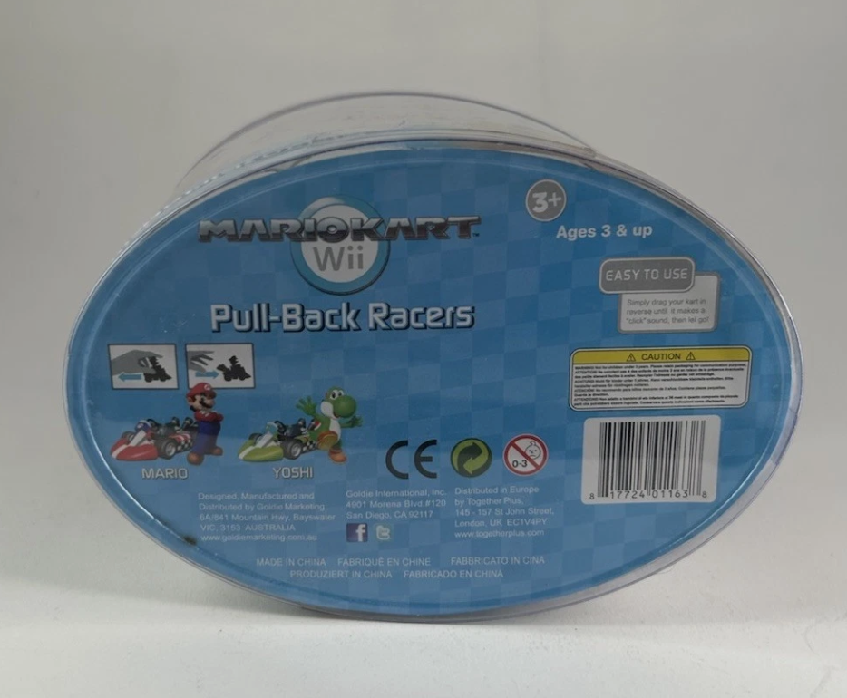 Nintendo Wii MARIO KART PULL BACK RACERS (MARIO) New In Package!!!