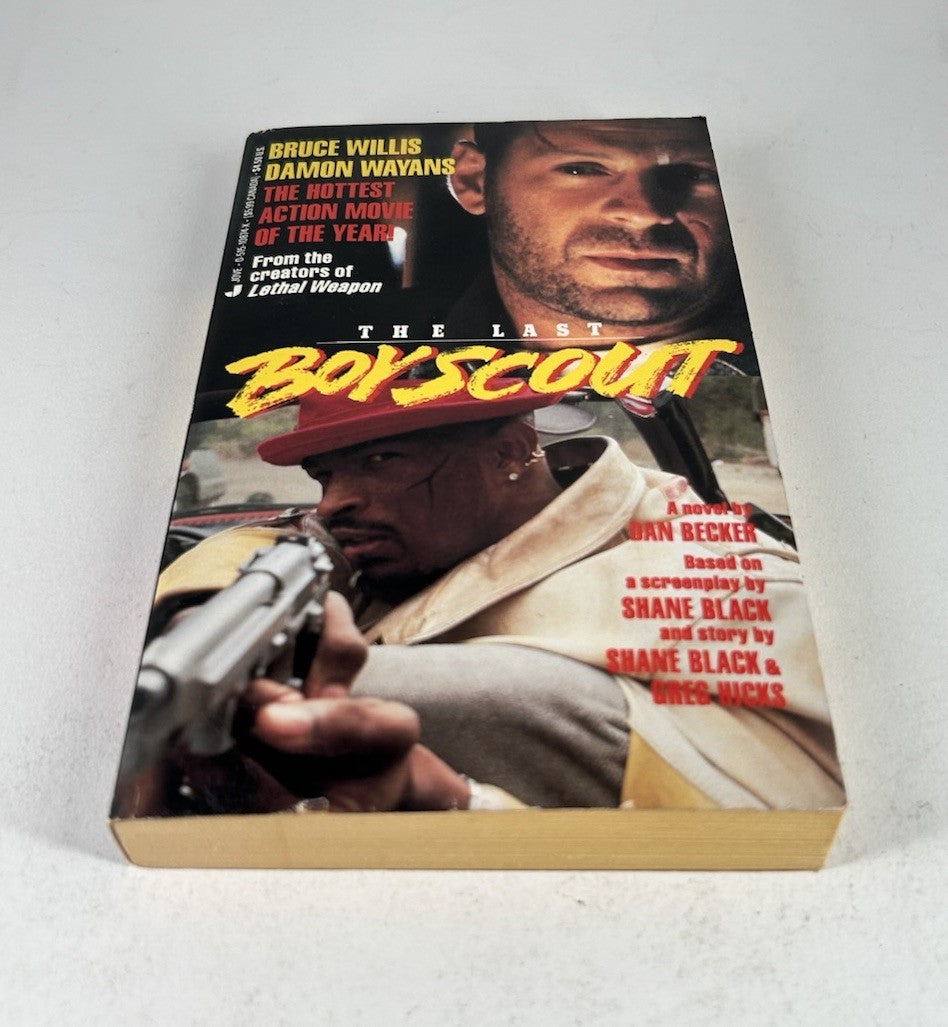 THE LAST BOY SCOUT Dan Becker (1992, Paperback) Movie Tie-in, First Print, RARE