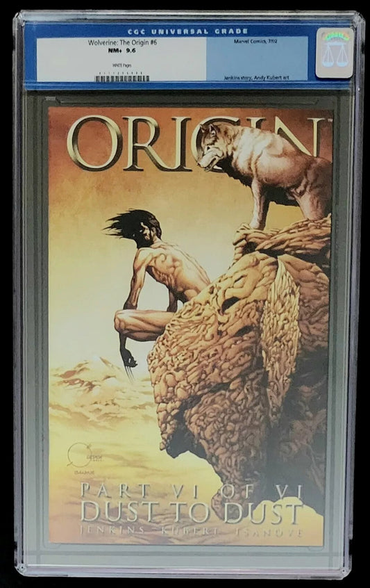 WOLVERINE: THE ORIGINS #6 CGC 9.6 JOE QUESADA COVER 7/2002