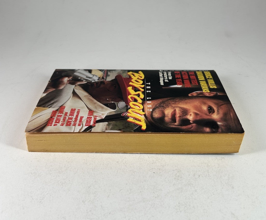 THE LAST BOY SCOUT Dan Becker (1992, Paperback) Movie Tie-in, First Print, RARE