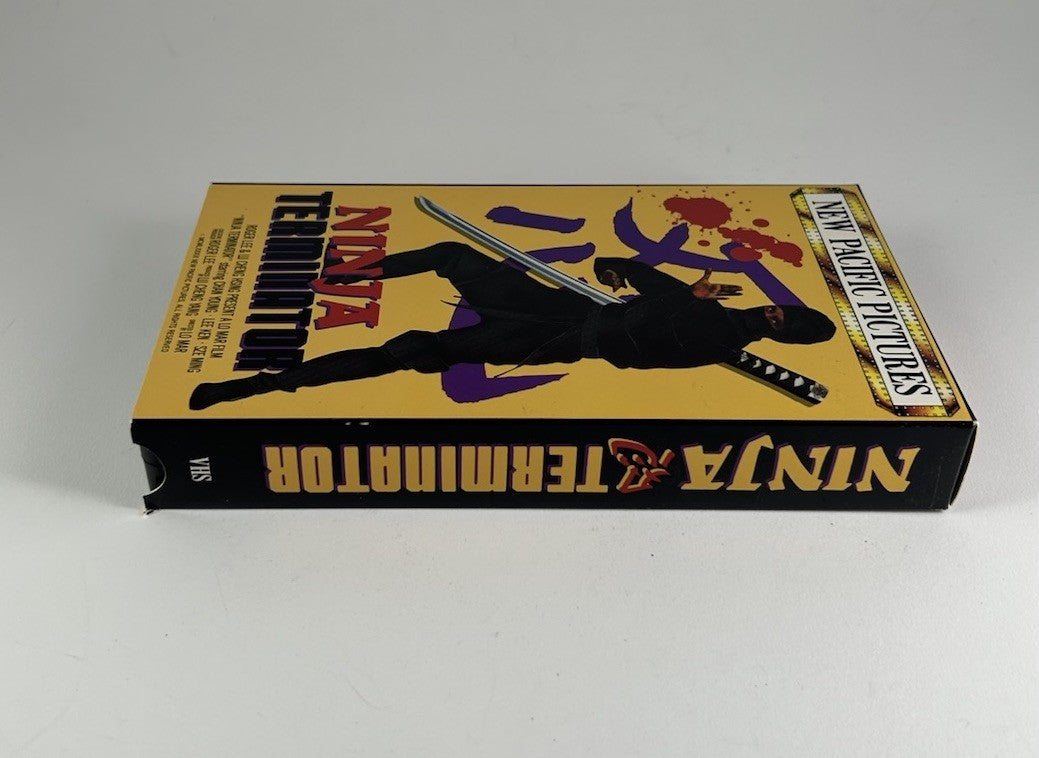 NINJA TERMINATOR Rare & OOP Martial Arts Action Front Row Entertainment VHS 1993