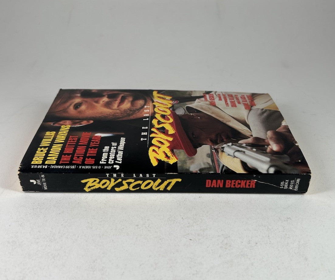 THE LAST BOY SCOUT Dan Becker (1992, Paperback) Movie Tie-in, First Print, RARE