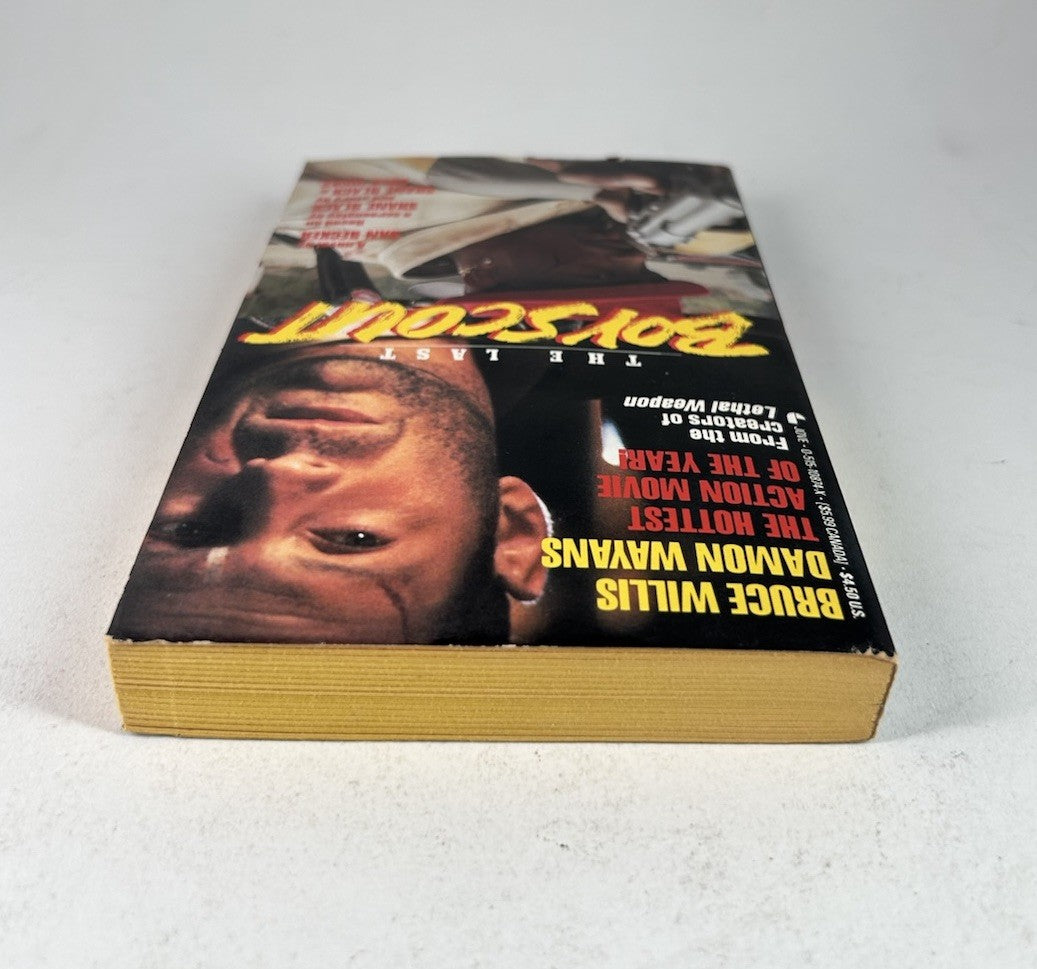 THE LAST BOY SCOUT Dan Becker (1992, Paperback) Movie Tie-in, First Print, RARE