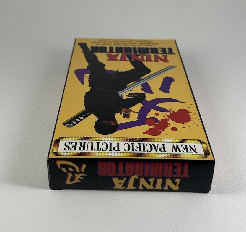 NINJA TERMINATOR Rare & OOP Martial Arts Action Front Row Entertainment VHS 1993