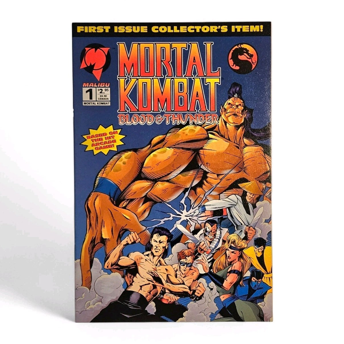 Mortal Kombat Blood and Thunder #1 Variant Cover, Johnny Cage/Scorpion (NM-)