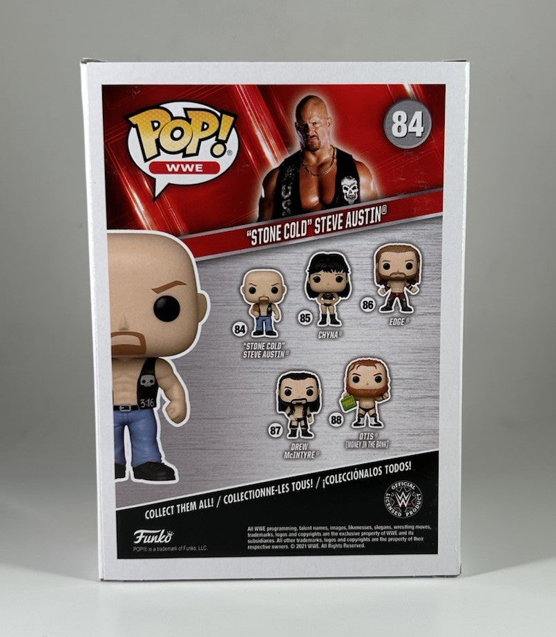 Funko Pop! WWE "STONE COLD" STEVE AUSTIN #84 Vinyl Figure WWF Wrestling MIB