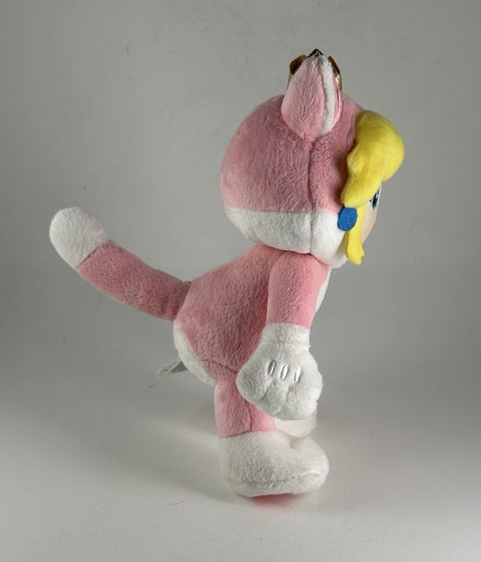 Nintendo Super Mario 3D World PRINCESS PEACH CAT 9" Plush 2014