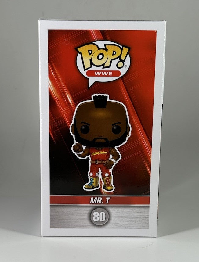 Funko Pop! WWE MR. T #80 Vinyl Figure WWF A-Team WrestleMania MIB