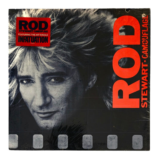 Rod Stewart Camouflage LP WCA RECORDS 1984