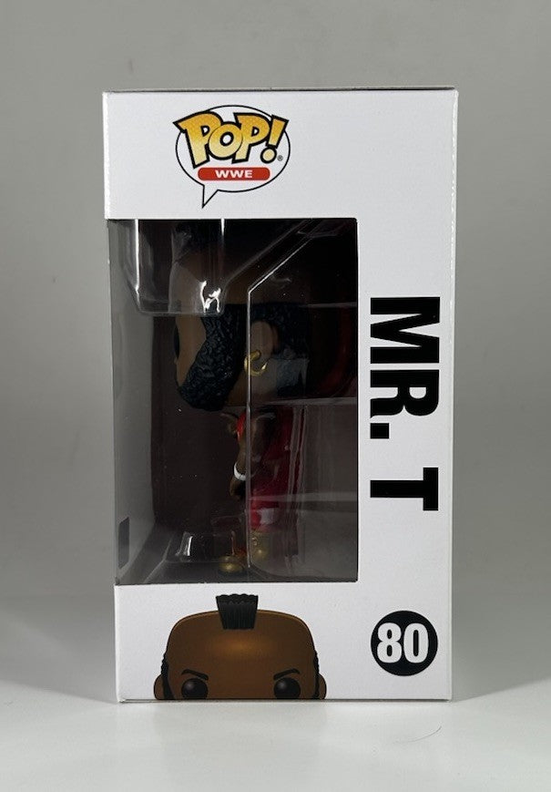 Funko Pop! WWE MR. T #80 Vinyl Figure WWF A-Team WrestleMania MIB