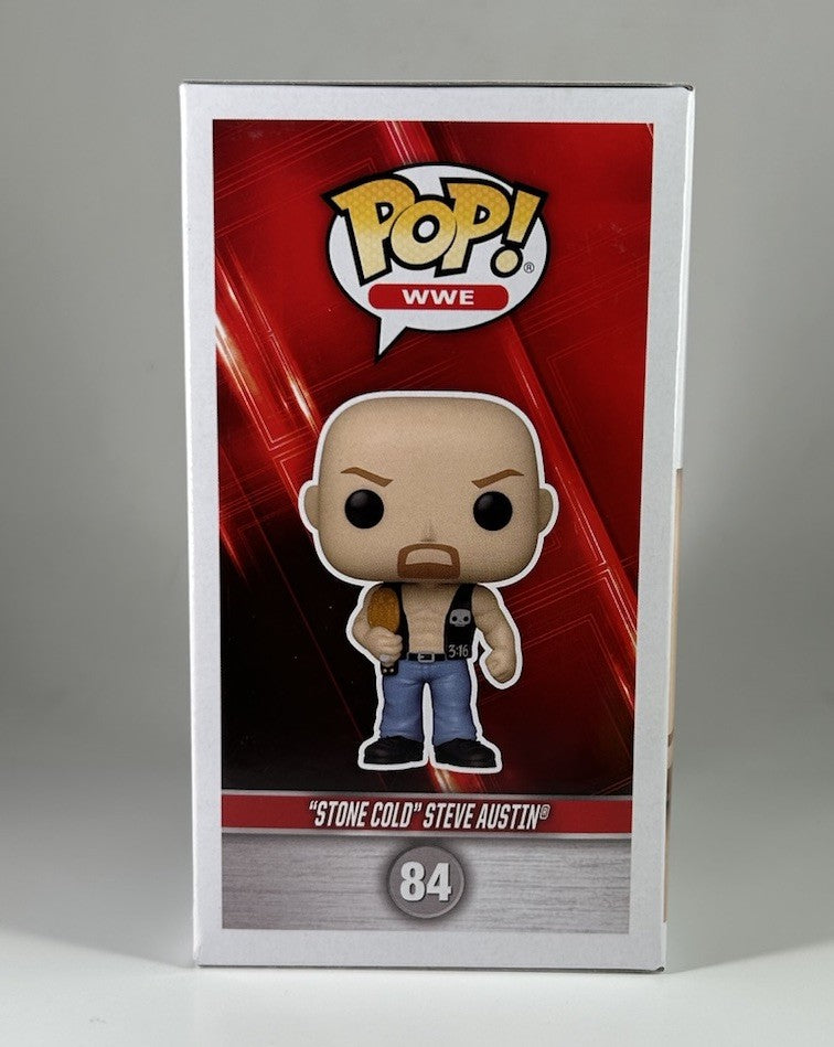 Funko Pop! WWE "STONE COLD" STEVE AUSTIN #84 Vinyl Figure WWF Wrestling MIB