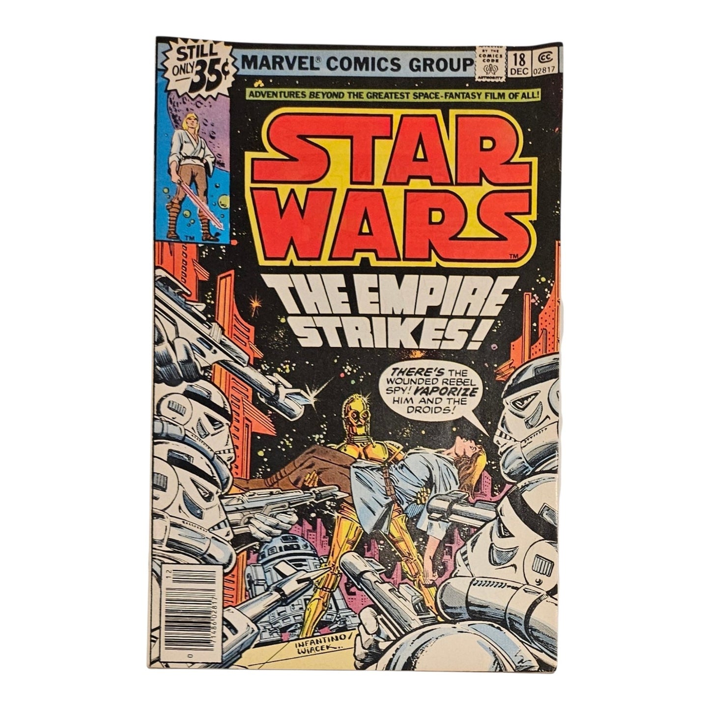 Star Wars #18 The Empire Strikes Back 1977 Marvel Comics (FN/VF)