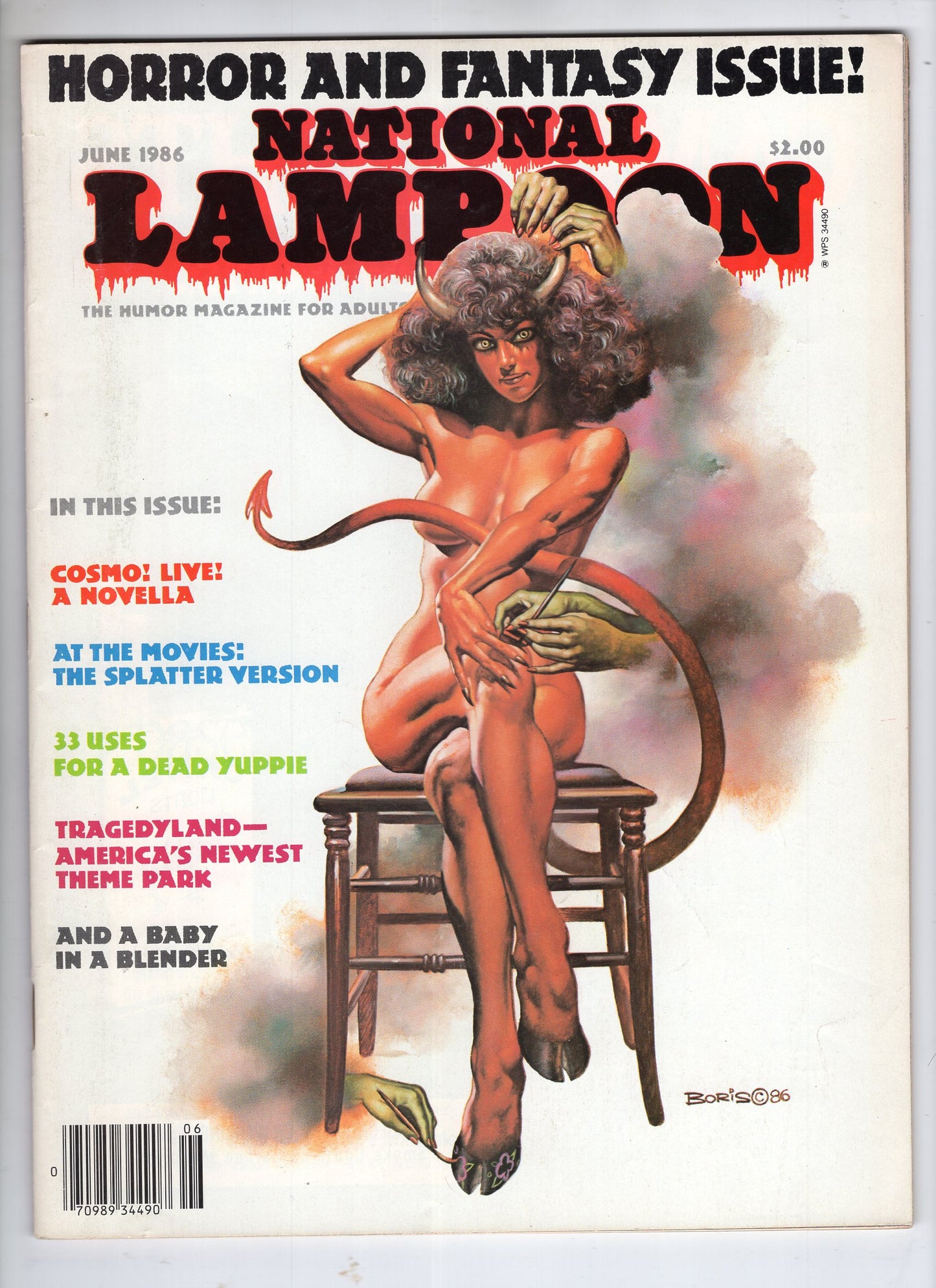 National Lampoon Magazine Horror and Fantasy Issue (1986)