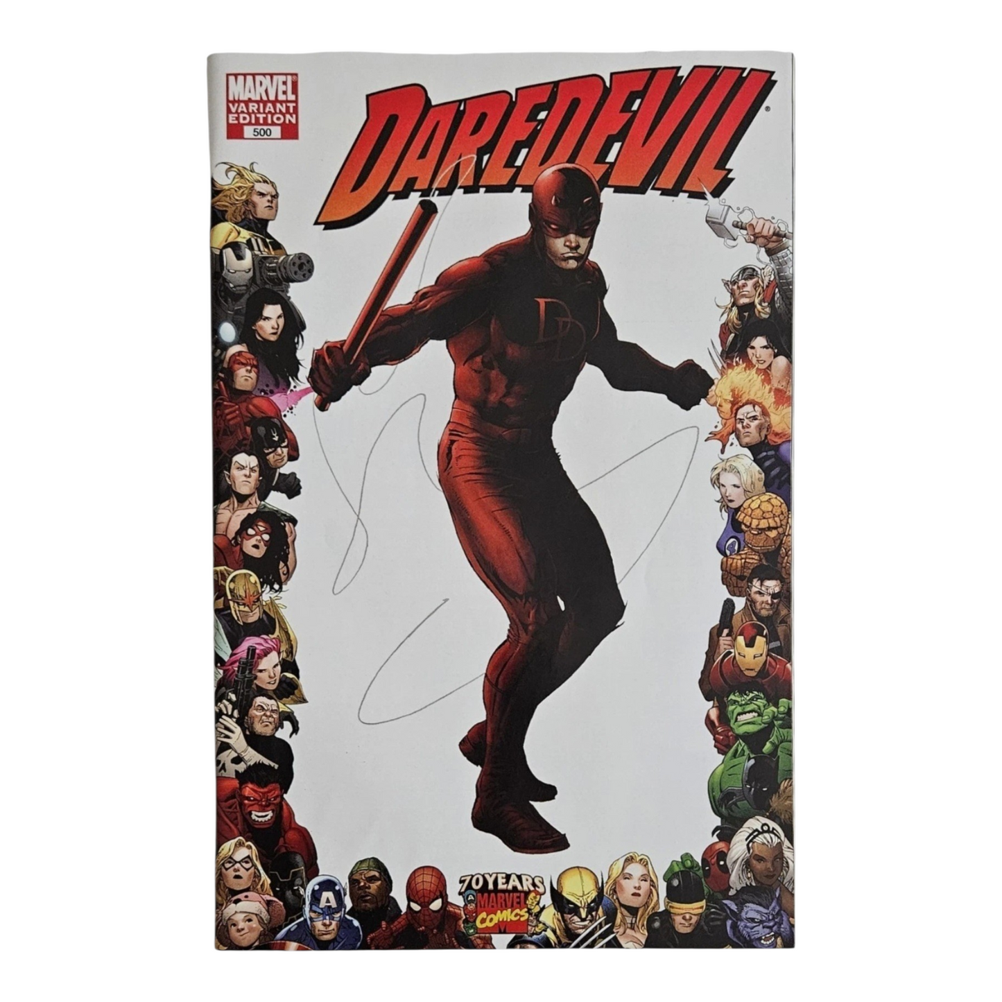 DAREDEVIL #500 NM 70 YEARS MARVEL COMICS VARIANT 2009 Anniversary Border