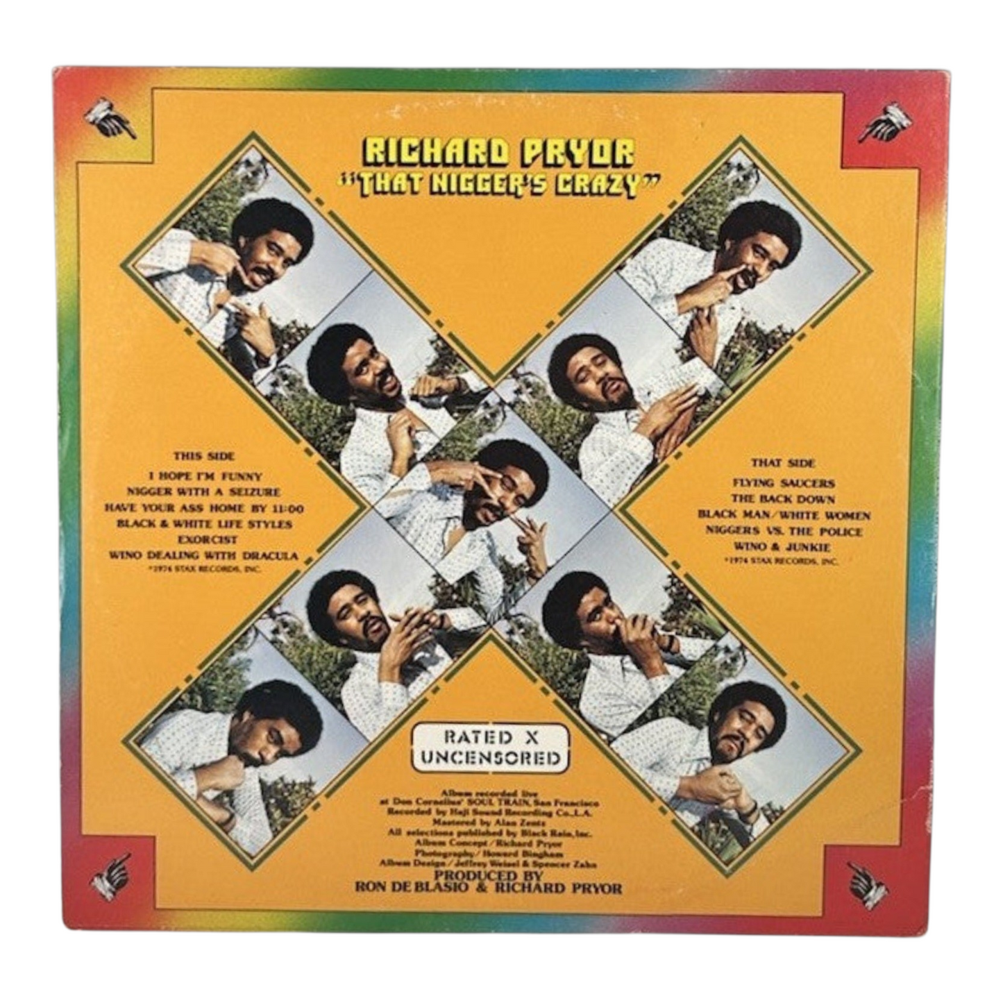 Richard Pryor- That N*gger's Crazy (1974, LP Vinyl Stax Partee Records) PBS 2404