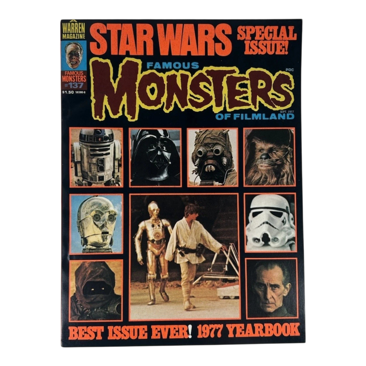 Famous Monsters Magazine #137 Sept. 1977 Yearbook Star Wars Special Issue NM+