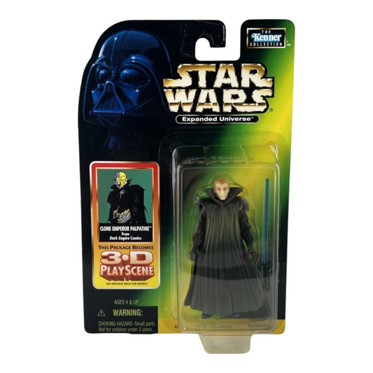 Star Wars Expanded Universe CLONE EMPEROR PALPATINE 3.75” Figure 1998 Kenner MOC