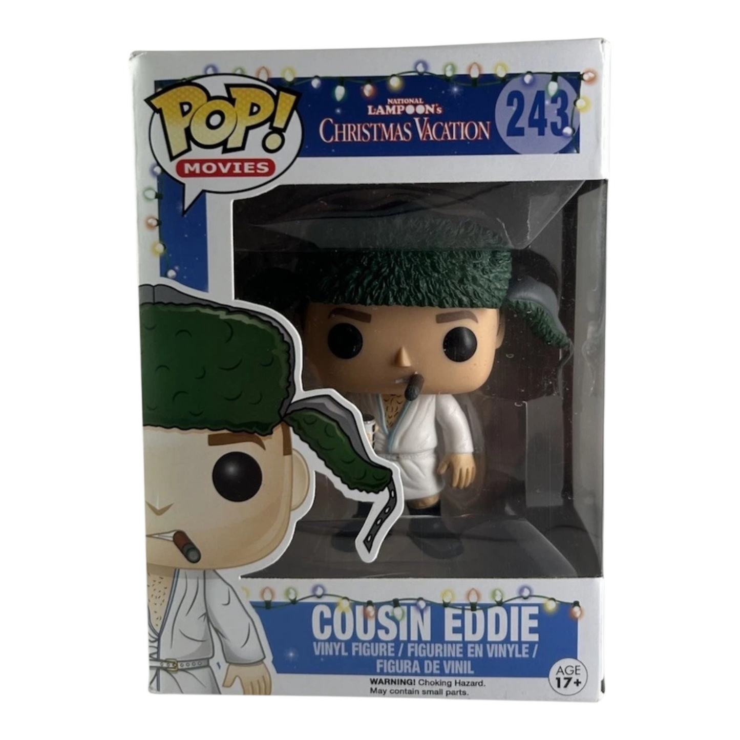Funko Pop! National Lampoon’s Christmas Vacation COUSIN EDDIE #243 w/ Protector