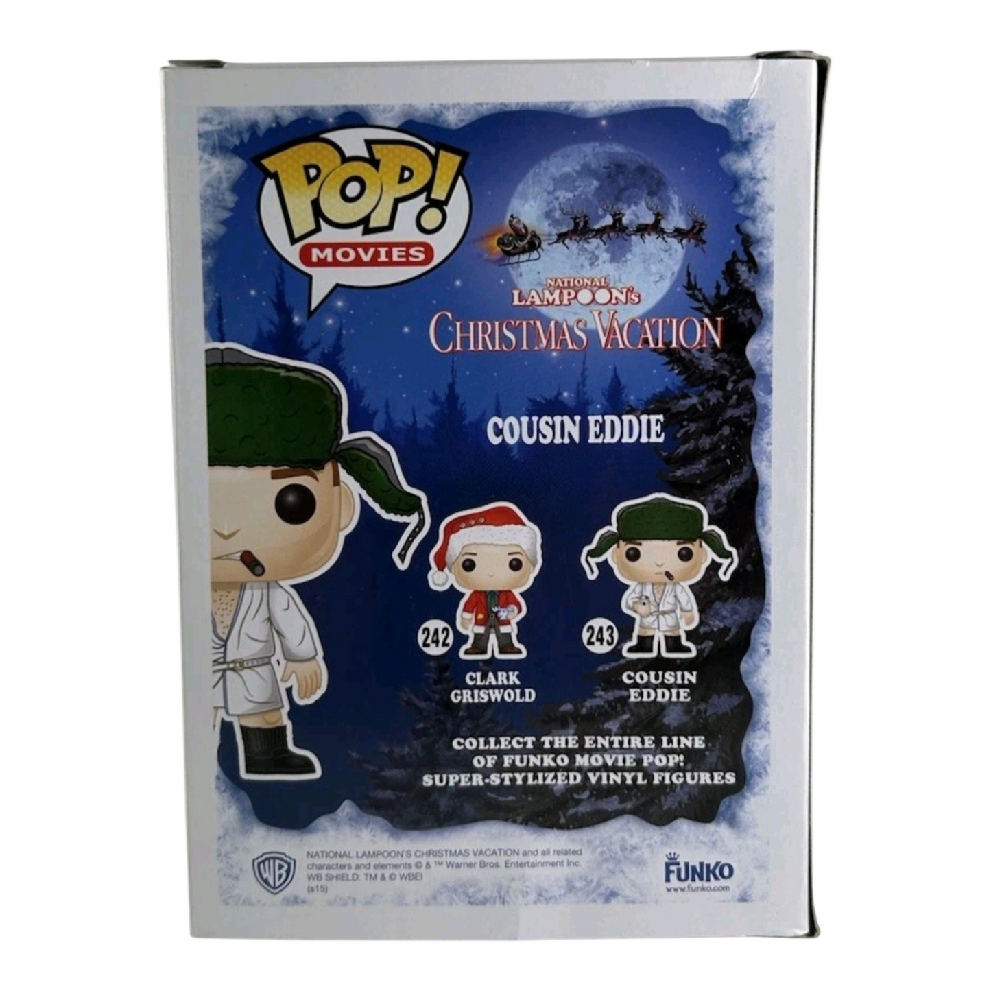 Funko Pop! National Lampoon’s Christmas Vacation COUSIN EDDIE #243 w/ Protector