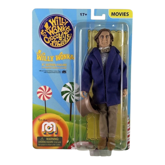 Mego WILLY WONKA & The Chocolate Factory (Gene Wilder) 8” Figure 2020 MOC Sealed