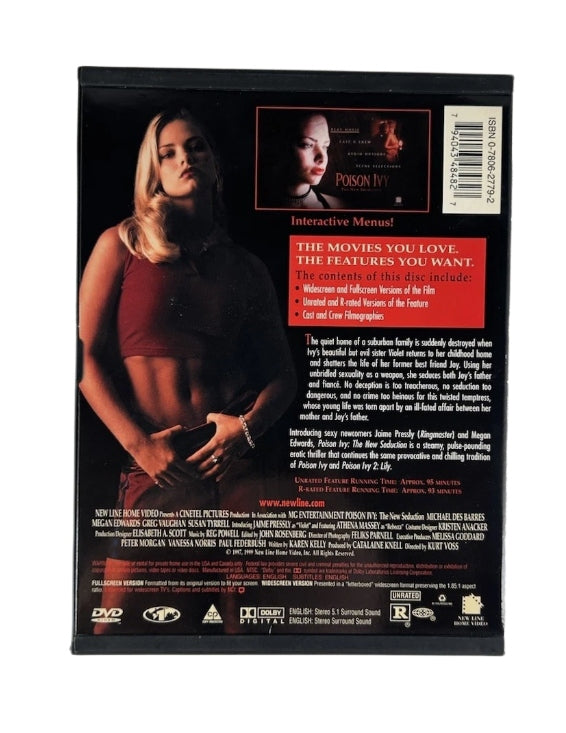 Poison Ivy: The New Seduction (DVD, 1999) RARE OOP Jamie Pressly