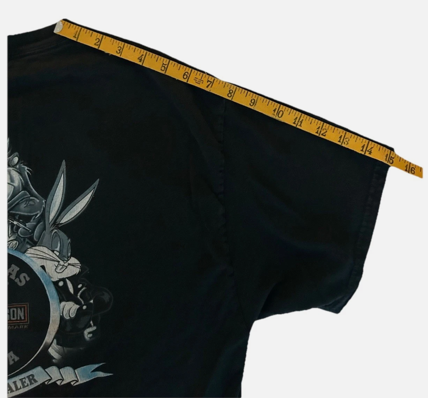 Harley Davidson LOONEY TUNES Las Vegas Marvin Martian Motorcycle Biker T-Shirt L