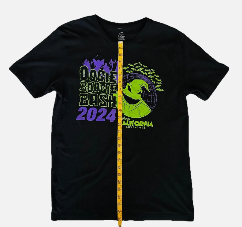 Disneyland Oogie Boogie Bash 2024 Glow In Dark T-shirt Size Medium