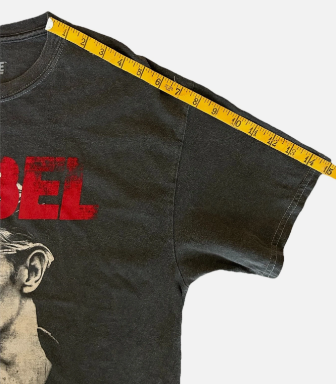 DAVID BOWIE Rebel Licensed Men’s Charcoal T-Shirt Size Small