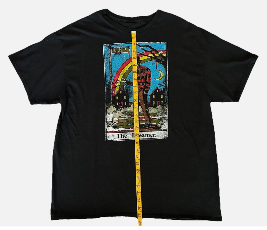 A Nightmare On Elm Street Freddy Krueger The Dreamer Tarot Card T Shirt Size XL
