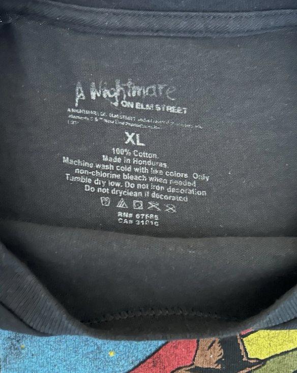 A Nightmare On Elm Street Freddy Krueger The Dreamer Tarot Card T Shirt Size XL