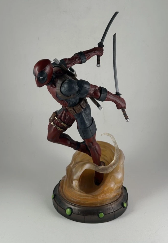 Diamond Select Marvel DEADPOOL Diorama PVC Statue! No Box! Rare!