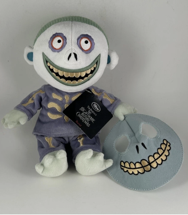 Disney Nightmare Before Christmas LOCK, SHOCK & BARREL 11" Plush Set of 3 NWT