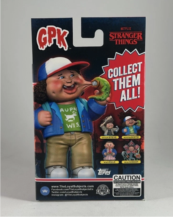 GPK Garbage Pail Kids x Stranger Things DEVOTED DUSTIN Figure Loyal Subjects NEW