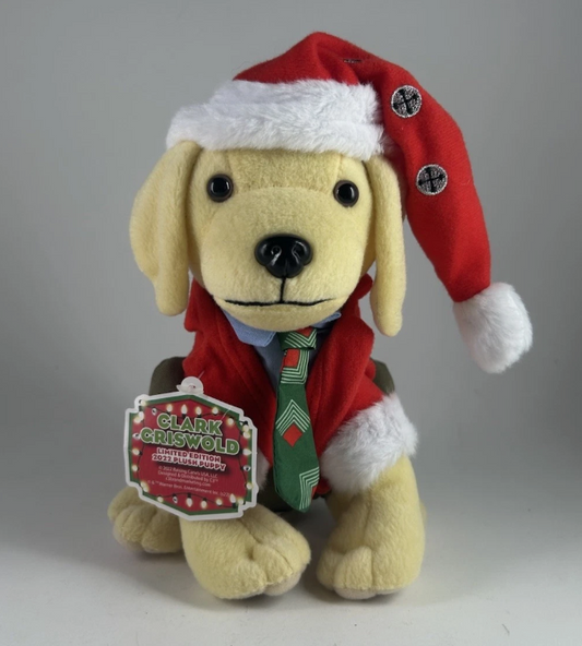 Raising Cane's Christmas Vacation Clark Griswold Puppy 8" Plush w/ Tag Complete