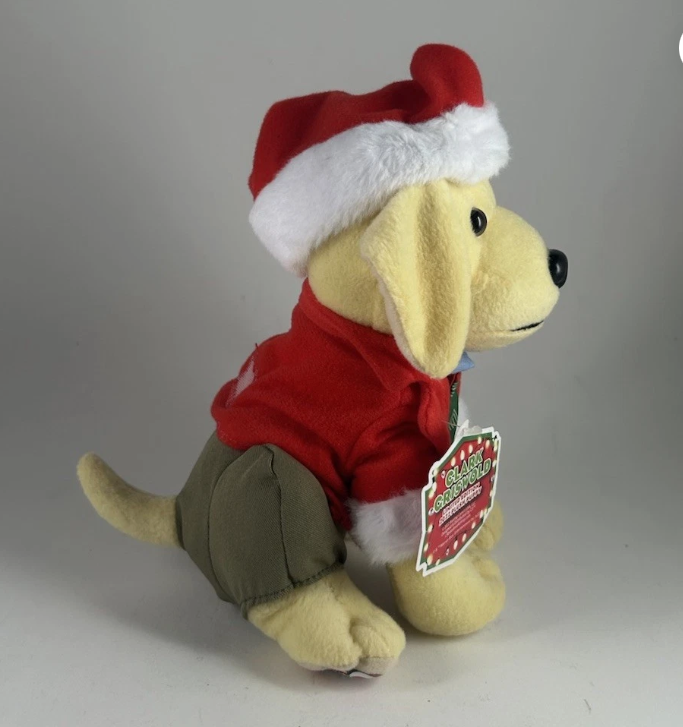 Raising Cane's Christmas Vacation Clark Griswold Puppy 8" Plush w/ Tag Complete